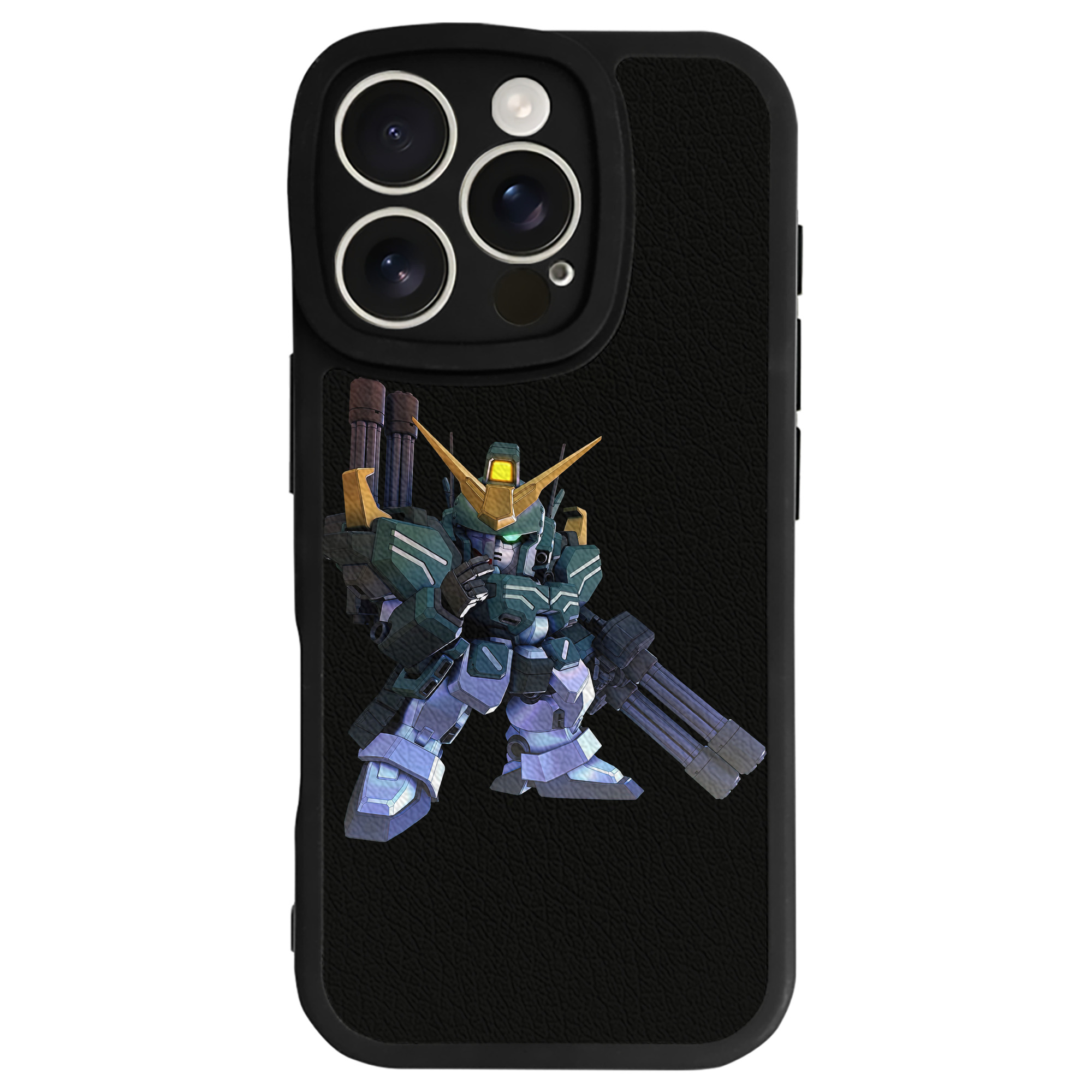 （画像用） 機動戦士ガンダム Mobile Suit Gundam 【iPhone 16シリーズ対応】シリコンスマホケース（レザー調） 材質：シリコン